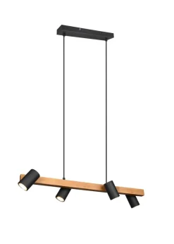 Sisustusvalaisimet^Trio Lighting riippuvalaisin Marley 4-os 80 cm GU10 mattamus