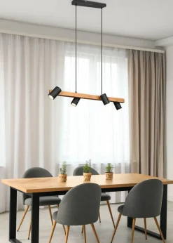 Sisustusvalaisimet^Trio Lighting riippuvalaisin Marley 4-os 80 cm GU10 mattamus