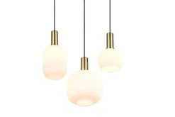 Sisustusvalaisimet^Trio Lighting riippuvalaisin Diva 3-os E27 mattamessinki/val