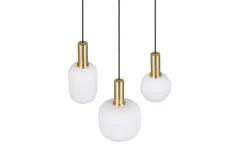 Sisustusvalaisimet^Trio Lighting riippuvalaisin Diva 3-os E27 mattamessinki/val