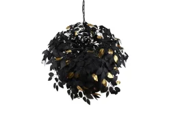 Sisustusvalaisimet^Trio Lighting riippuvalaisin Leavy 70 cm 4xE14 mattamusta