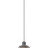 Sisustusvalaisimet^Trio Lighting riippuvalaisin Tarifa 1-os E27 mattamusta/krom