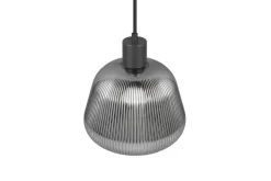 Sisustusvalaisimet^Trio Lighting riippuvalaisin Tarifa 1-os E27 mattamusta/krom
