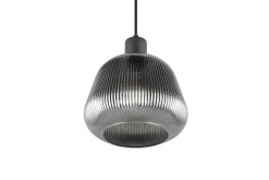 Sisustusvalaisimet^Trio Lighting riippuvalaisin Tarifa 1-os E27 mattamusta/krom