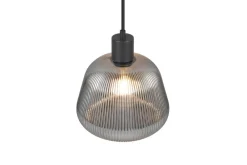 Sisustusvalaisimet^Trio Lighting riippuvalaisin Tarifa 1-os E27 mattamusta/krom