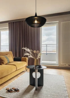 Sisustusvalaisimet^Trio Lighting riippuvalaisin Colino E27 mattamusta