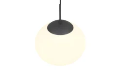 Sisustusvalaisimet^Trio Lighting riippuvalaisin Fomento 30 cm E27 mattamusta/va