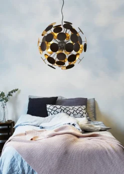 Sisustusvalaisimet^Trio Lighting riippuvalaisin Discalgo 6xE14 mattamusta