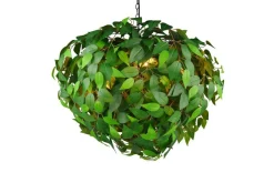 Sisustusvalaisimet^Trio Lighting riippuvalaisin Leavy 70 cm 4xE14 vihreä