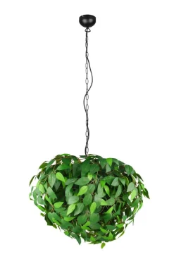 Sisustusvalaisimet^Trio Lighting riippuvalaisin Leavy 70 cm 4xE14 vihreä