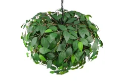 Sisustusvalaisimet^Trio Lighting riippuvalaisin Leavy 70 cm 4xE14 vihreä