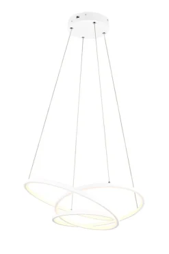 Sisustusvalaisimet^Trio Lighting riippuvalaisin Darvin LED 64 cm mattavalkoinen