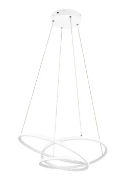 Sisustusvalaisimet^Trio Lighting riippuvalaisin Darvin LED 64 cm mattavalkoinen