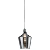 Sisustusvalaisimet^Trio Lighting riippuvalaisin Calais E27 savu