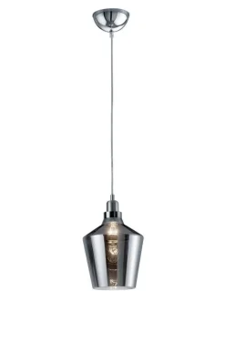 Sisustusvalaisimet^Trio Lighting riippuvalaisin Calais E27 savu
