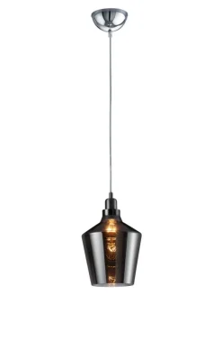 Sisustusvalaisimet^Trio Lighting riippuvalaisin Calais E27 savu