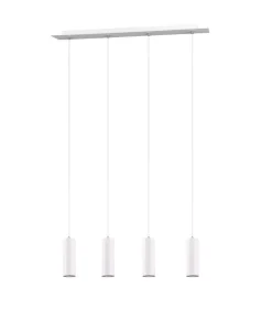 Sisustusvalaisimet^Trio Lighting riippuvalaisin Marley 4-os 75 cm GU10 valkoine