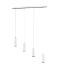 Sisustusvalaisimet^Trio Lighting riippuvalaisin Marley 4-os 75 cm GU10 valkoine