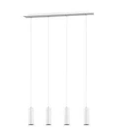 Sisustusvalaisimet^Trio Lighting riippuvalaisin Marley 4-os 75 cm GU10 valkoine