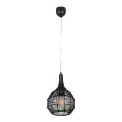 Sisustusvalaisimet^Trio Lighting riippuvalaisin Soraya 26 x 27 cm E27 mattamust