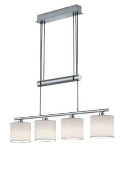 Sisustusvalaisimet^Trio Lighting riippuvalaisin Garda 4xE14 valkoinen