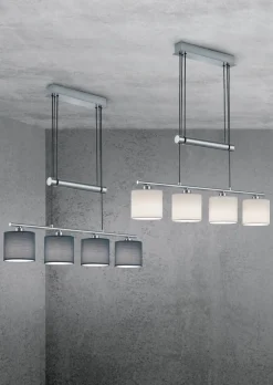 Sisustusvalaisimet^Trio Lighting riippuvalaisin Garda 4xE14 valkoinen