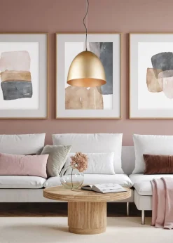 Sisustusvalaisimet^Trio Lighting riippuvalaisin Tilda 40 cm E27 mattamessinki