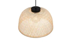 Sisustusvalaisimet^Trio Lighting riippuvalaisin Laurent E27 mattamusta/beige