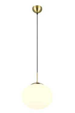 Sisustusvalaisimet^Trio Lighting riippuvalaisin Fomento 30 cm E27 mattamessinki