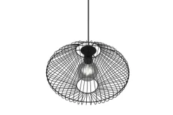 Sisustusvalaisimet^Trio Lighting riippuvalaisin Cobain E27 mattamusta