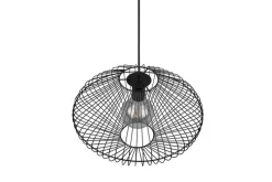 Sisustusvalaisimet^Trio Lighting riippuvalaisin Cobain E27 mattamusta