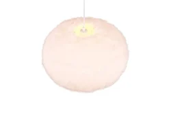 Sisustusvalaisimet^Trio Lighting riippuvalaisin Furry 50 cm E27 hiekanvalkoinen