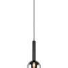 Sisustusvalaisimet^Trio Lighting riippuvalaisin Clayton 1-os E27 mattamusta