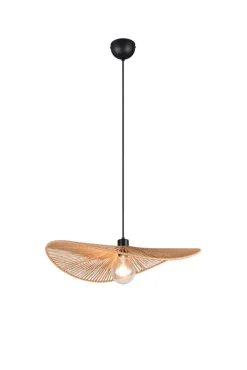 Sisustusvalaisimet^Trio Lighting riippuvalaisin Laurine 58 cm E27 ruskea