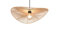 Sisustusvalaisimet^Trio Lighting riippuvalaisin Laurine 58 cm E27 ruskea