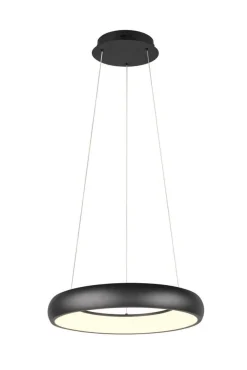 Sisustusvalaisimet^Trio Lighting riippuvalaisin Cardona LED 47 cm mattamusta