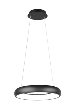 Sisustusvalaisimet^Trio Lighting riippuvalaisin Cardona LED 47 cm mattamusta