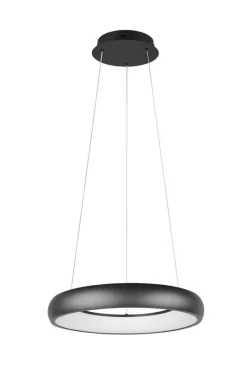 Sisustusvalaisimet^Trio Lighting riippuvalaisin Cardona LED 47 cm mattamusta