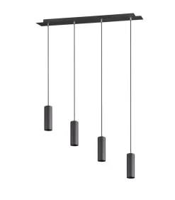 Sisustusvalaisimet^Trio Lighting riippuvalaisin Marley 4-os 75 cm GU10 mattamus