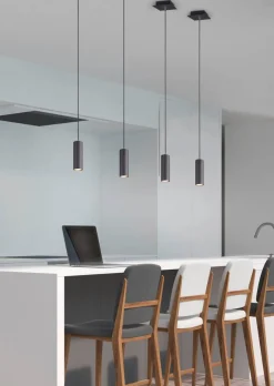 Sisustusvalaisimet^Trio Lighting riippuvalaisin Marley 4-os 75 cm GU10 mattamus