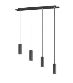 Sisustusvalaisimet^Trio Lighting riippuvalaisin Marley 4-os 75 cm GU10 mattamus