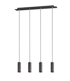 Sisustusvalaisimet^Trio Lighting riippuvalaisin Marley 4-os 75 cm GU10 mattamus