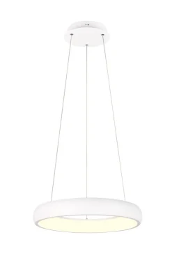Sisustusvalaisimet^Trio Lighting riippuvalaisin Cardona LED 47 cm mattavalkoine