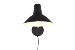 Sisustusvalaisimet^Trio Lighting seinävalaisin Traveller E27 mattamusta/mattame