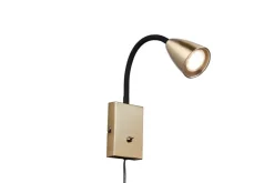 Sisustusvalaisimet^Trio Lighting seinävalaisin Wanda GU10 mattamessinki