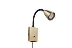 Sisustusvalaisimet^Trio Lighting seinävalaisin Wanda GU10 mattamessinki