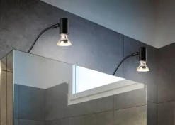 Sisustusvalaisimet^Trio Lighting seinävalaisin Giada H2O 1-os GU10 mattamusta