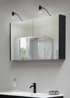 Sisustusvalaisimet^Trio Lighting seinävalaisin Giada H2O 1-os GU10 mattamusta