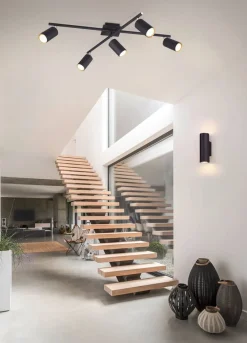 Sisustusvalaisimet^Trio Lighting seinävalaisin Marley 2xGU10 mattamusta