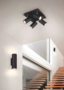 Sisustusvalaisimet^Trio Lighting seinävalaisin Marley 2xGU10 mattamusta